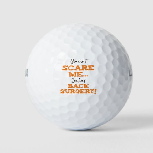 Funny Heart Surgery Recovery Scare Golf Balls