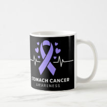 Funny Heartbeat Gastric Periwinkle Stomach Cancer  Coffee Mug