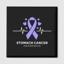 Funny Heartbeat Gastric Periwinkle Stomach Cancer  Magnet