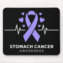 Funny Heartbeat Gastric Periwinkle Stomach Cancer  Mouse Pad