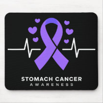 Funny Heartbeat Gastric Periwinkle Stomach Cancer  Mouse Pad