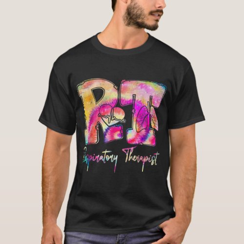 Funny Heartbeat RT Nurse Respiratory Therapist Tie T_Shirt