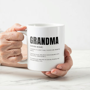 Funny Heartfelt Grandma Definition Coffee Mug