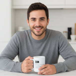 Funny Heartfelt Son Definition Coffee Mug