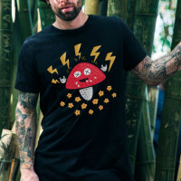 Funny Heavy Metal Mushroom T-Shirt