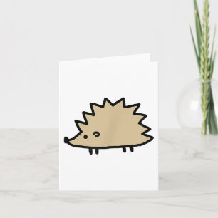 Funny Hedgehog For Hedgehog Lovers  Card