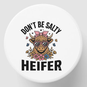 Funny Heifer Cow Floral Butterfly Vintage Design_1 Mini Candle Favors