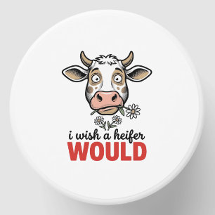 Funny Heifer Cow Vintage Engraving Shirt Design_1 Mini Candle Favors