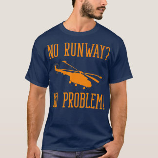 Funny Helicopter Pilot Gift Men Women Cool T-Shirt