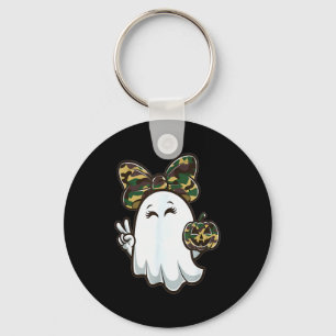 Funny Hello Hunting Season Halloween Camouflage Ca Keychain