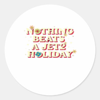 Funny Help  Classic Round Sticker