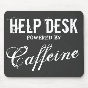 Funny help desk mouse pad   Office humor