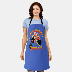 Funny Hen Night Party Chickens Design Apron