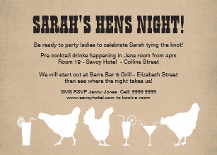 Funny Hen Night Invitations Zazzle Funny Hens Night Bachelorette Party Invite
