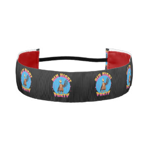 Funny Hens Night Chicken Party Humor Athletic Headband