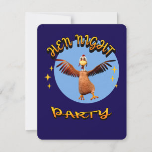Funny Hens Night Chicken Party Humor Invitation