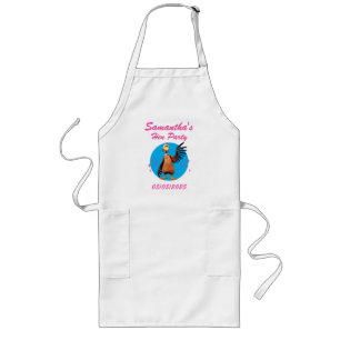 Funny Hens Night Chicken Party Humor Long Apron