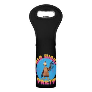 Funny Hens Night Chicken Party Humor Wine Bag