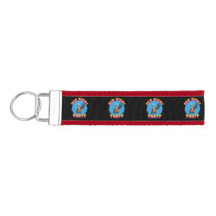 Funny Hens Night Chicken Party Humor Wrist Keychain