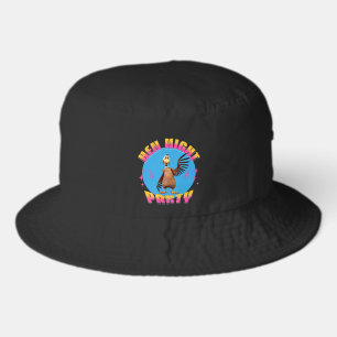 Funny Hens Night Party Funny Chicken Bucket Hat