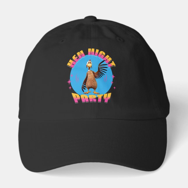 Funny Hens Night Party Funny Chicken  Hat (Front)