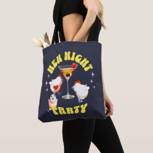 Funny Hens Night Party Funny Chicken  Tote Bag