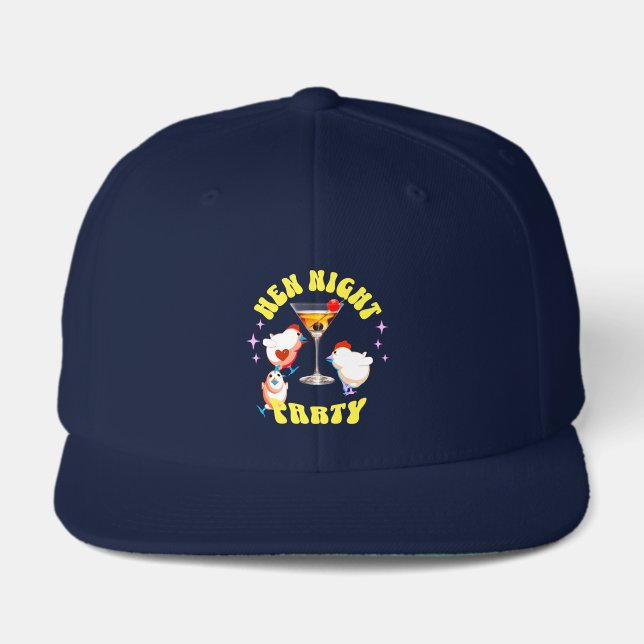 Funny Hens Night Party Funny Chicken  Visor (Front)
