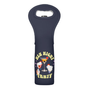 Funny Hens Night Party Funny Chicken Wine Bag