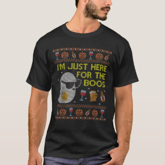 Funny Here for the Boos Shirt Ugly Halloween Sweat