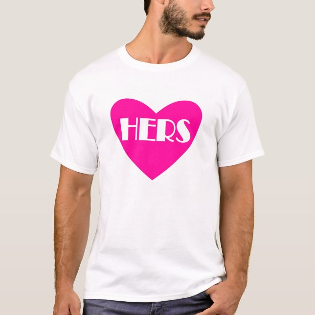 Funny Hers title marriage shirt (Front)