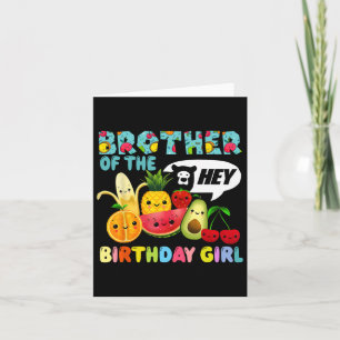 Funny Hey Bear Family Of The Birthday Girl Dancing Card