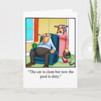 Funny Hi And Hello Humor Greeting Card