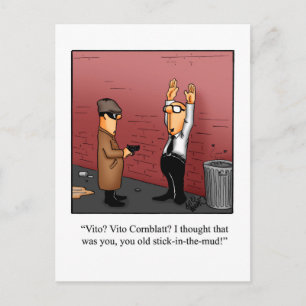Funny Hi and Hello Humor Postcard