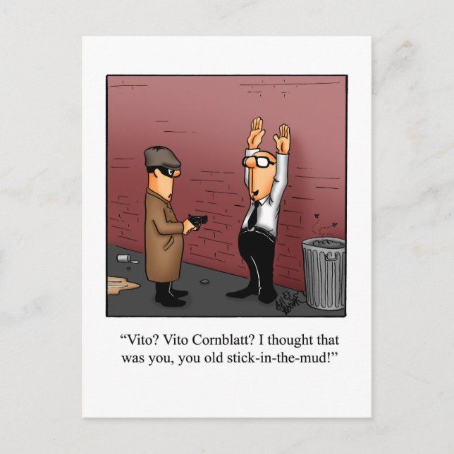 Funny Hi and Hello Humor Postcard (Front)