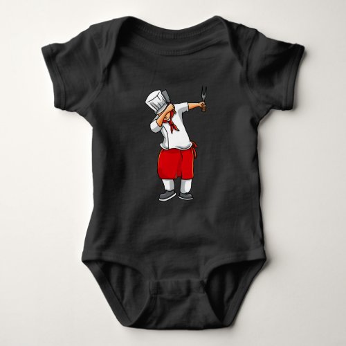 Funny Hibachi Chef Japanese Cook Food Lover Baby Bodysuit