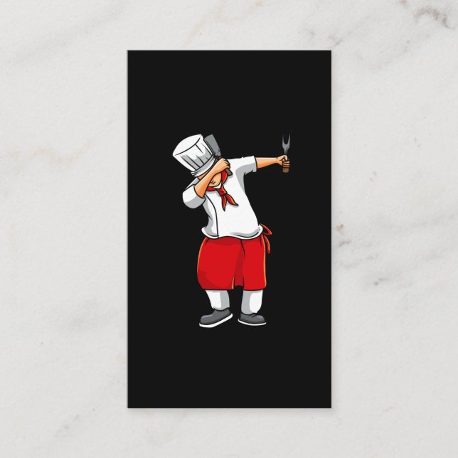 Funny Hibachi Chef Japanese Cook Food Lover Business Card (Front)