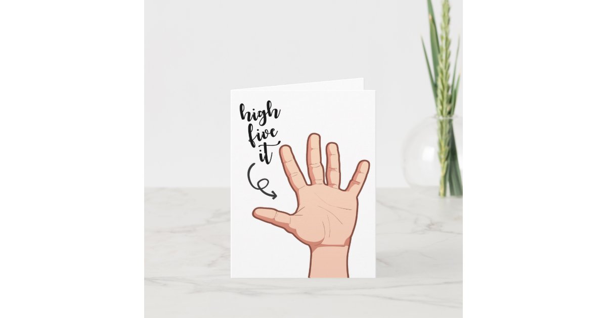 funny high five