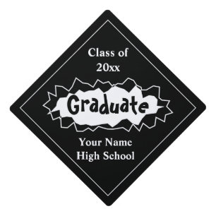 Funny High School Class Graduation Cap Topper