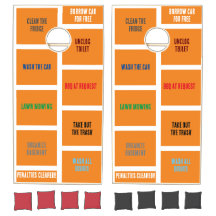Funny High Stakes Fearless Players Cornhole Set