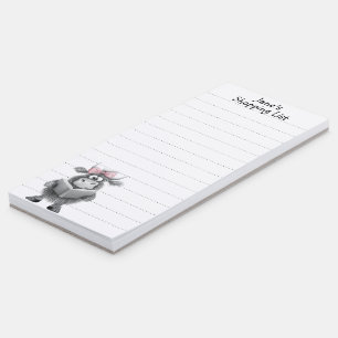 Funny Highland Cow Magnetic Notepad