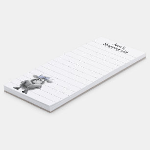 Funny Highland Cow Magnetic Notepad