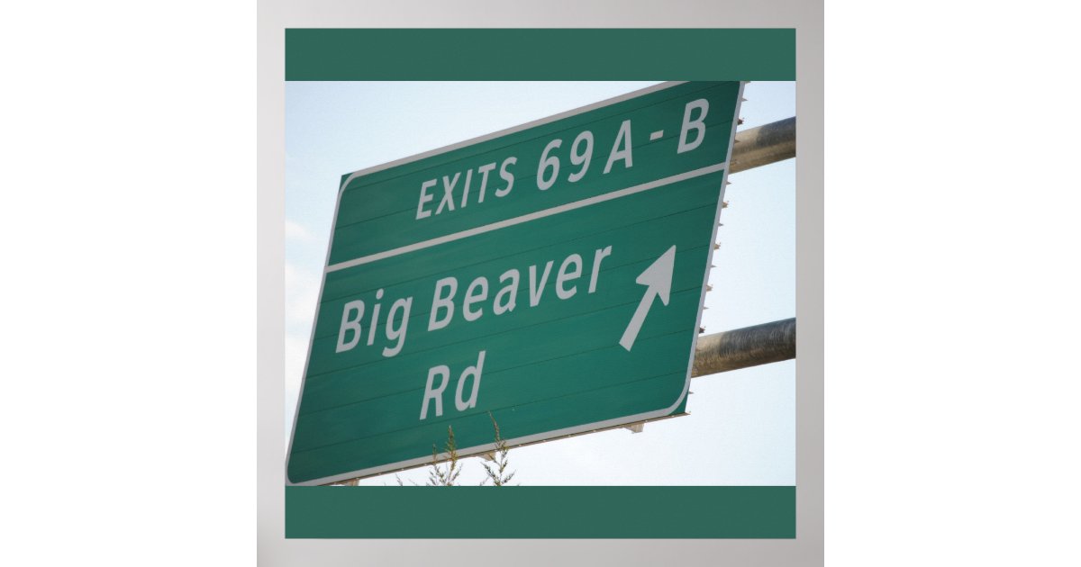 funny highway exit signs