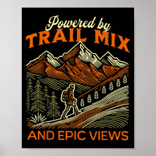 Funny hiker quote hiking  poster
