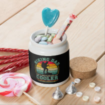 Funny Hiking Dad Like A Regular Dad Hiking Candy Jar