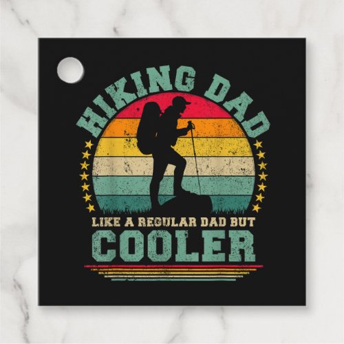 Funny Hiking Dad Like A Regular Dad Hiking Favor Tags