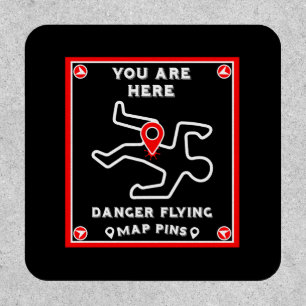 Funny Hiking Map Gift Patch