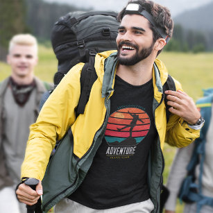 Funny Hiking Mountains   Let`s Go To Out Door T-Shirt
