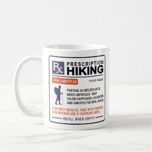 Funny Hiking Mug Prescription Design