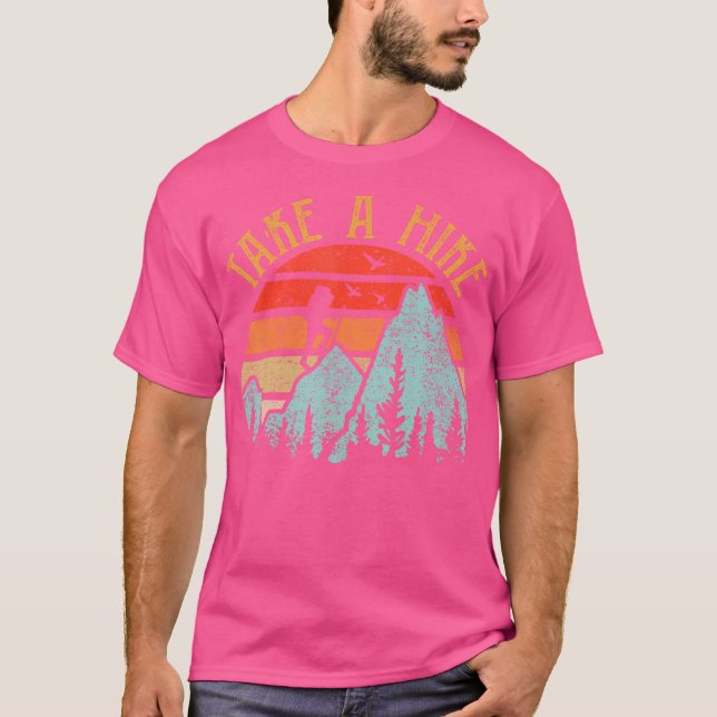 Funny Hiking-Shirt Take A Hike Women Men Kids Moun T-Shirt (Front)
