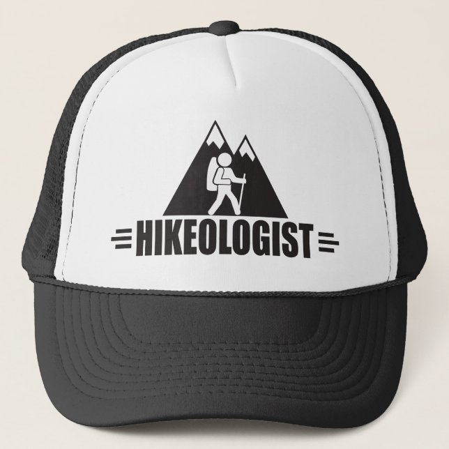 Funny Hiking Trucker Hat (Front)